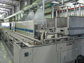 Electric heating roller kiln for calcining lithium iron phosphate powder materials